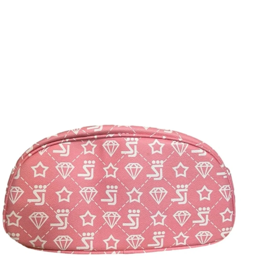 NEW! Shane Justin Backpack Two Tone Logo Color Pink‎